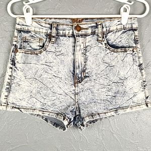 VIP Acid Wash Stretch Shorts